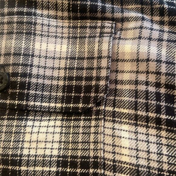 Men’s black and white dickies flannel size 2XL - Picture 3 of 8